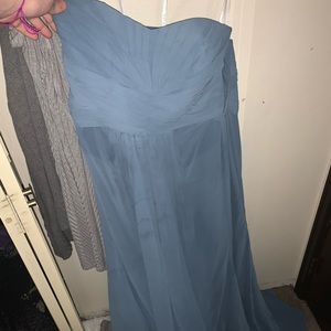 STEEL BLUE David’s Bridal bridesmaid dress x2